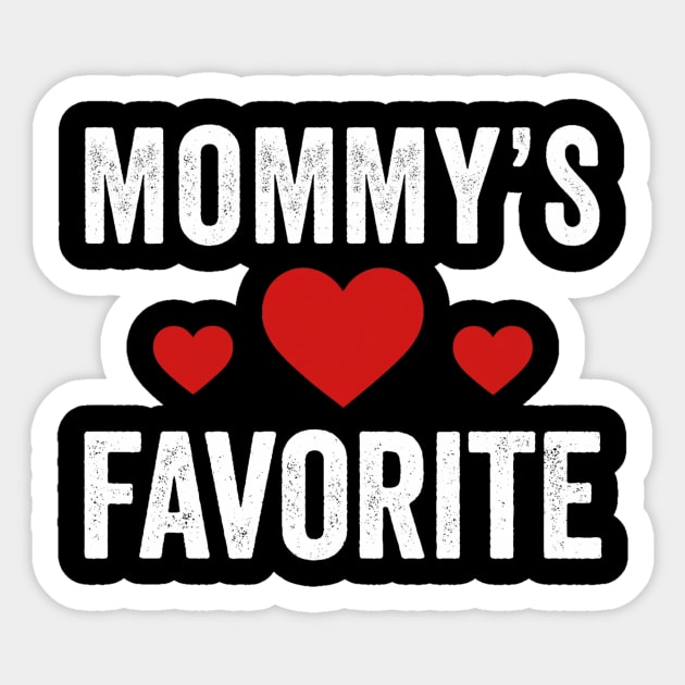 Mommy's Favorite Mother's Day Family Love Sticker by ArtistTee ⭐⭐⭐⭐⭐
